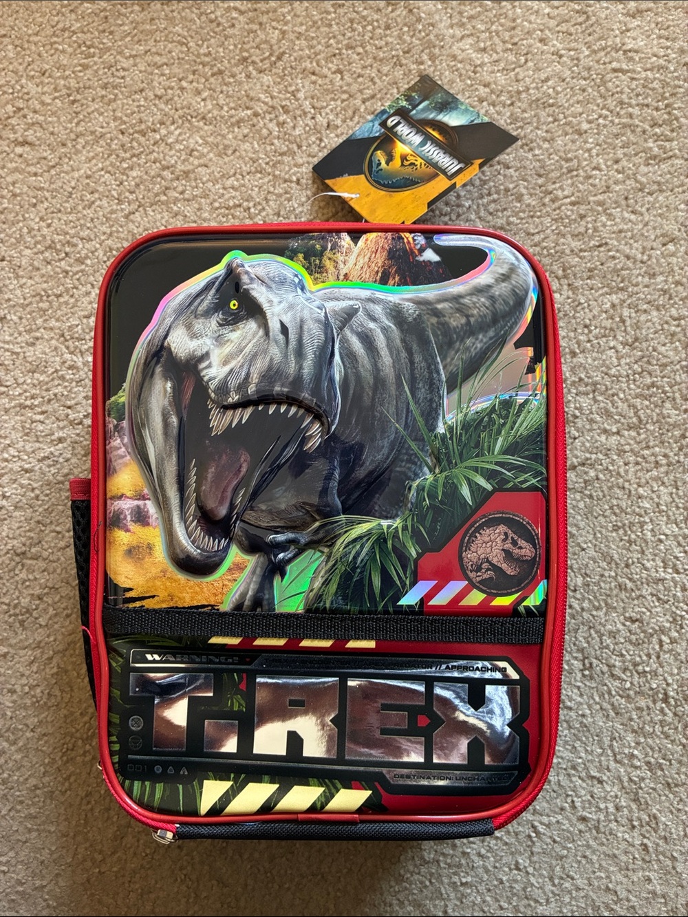 Jurassic Park Defend Territory Insulated Lunch Tote
